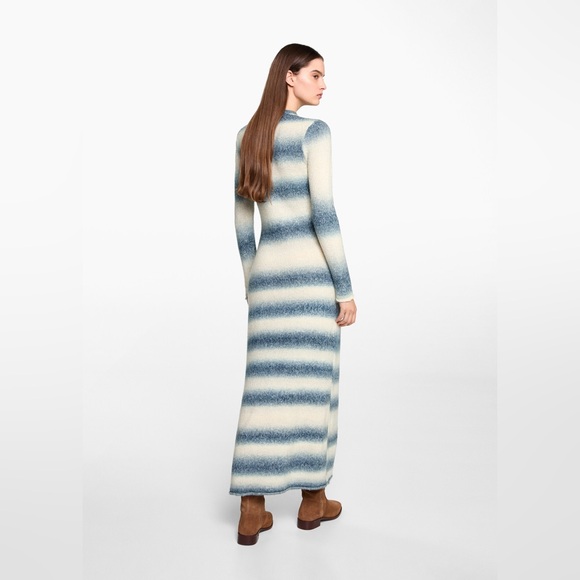 NWT Mango Striped Sweater Dress – Size M - Picture 2 of 11